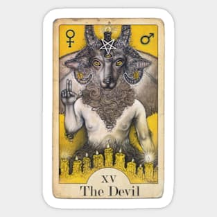 Tarot - The Devil Sticker